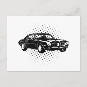 1970 Pontiac Firebird 400 Ram Air Postcard