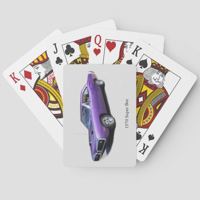 1970 Super Bee playing cards (Back)