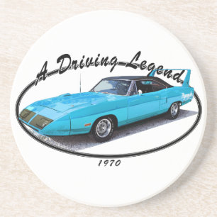 1970 Superbird Blue Coaster