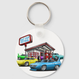 1970 Superbird Gas Station Key Ring
