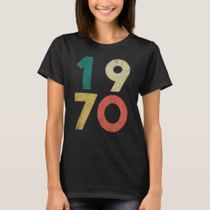 1970 Vintage Birthday Retro T-Shirt