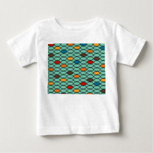 1970s Blue Ovals  Baby T-Shirt