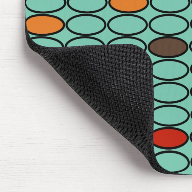 1970s Blue Ovals  Mouse Pad (Corner)