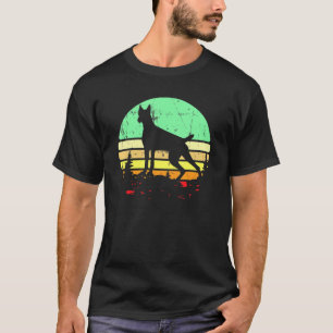 1970s Boxer Dog Brindle Dog Mum Dad Owner T-Shirt