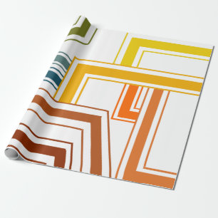 1970s Lines Wrapping Paper