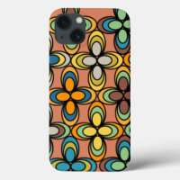 1970s Oval Flowers