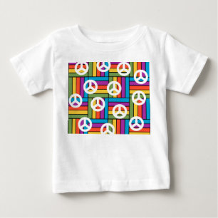 1970s Peace  Baby T-Shirt
