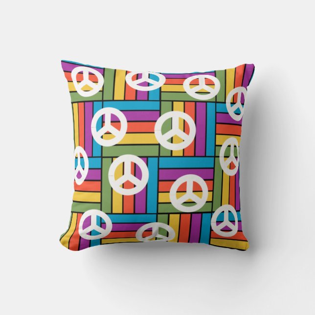 1970s Peace Cushion (Front)