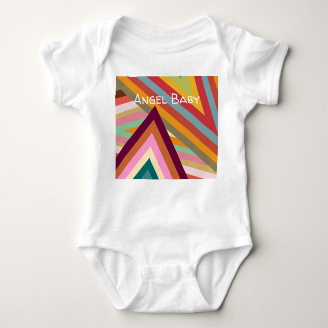 1970s Peaks  Baby Bodysuit (Front)