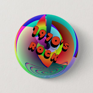 1970's Rock Button