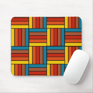1970s Squares Mouse Pad