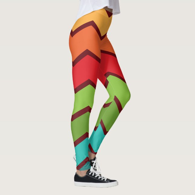 1970s Zigzag  Leggings (Right)