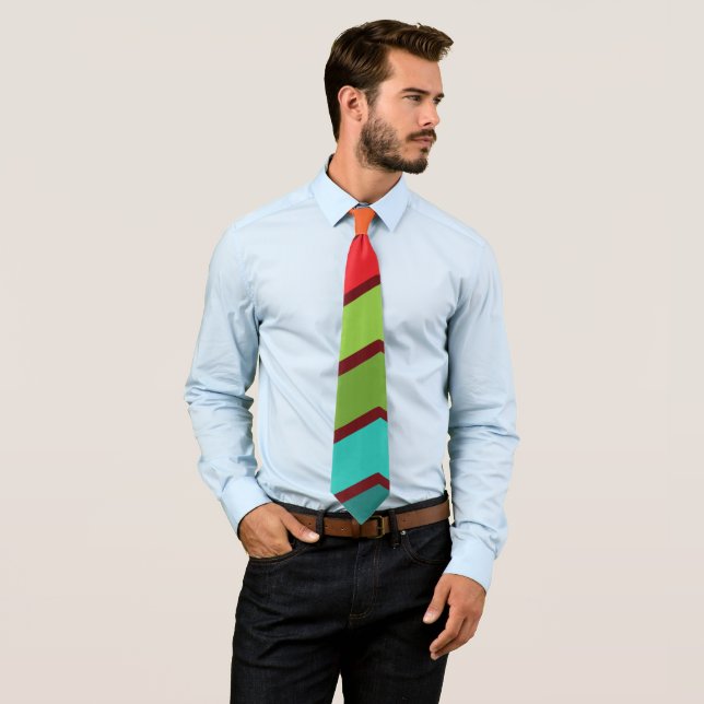 1970s Zigzag  Tie (In Situ)