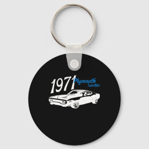 1971 71 Satellite 4th Of July American Key Ring