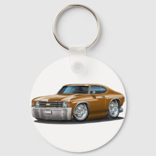 1971-72 Chevelle Brown Car Key Ring