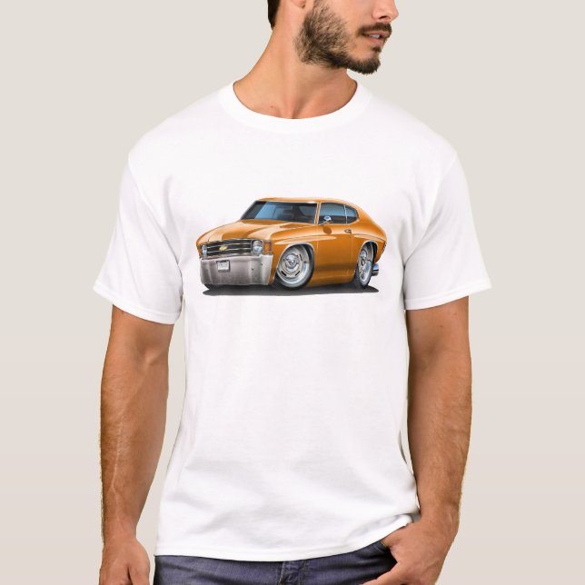 1971-72 Chevelle Orange Car T-Shirt (Front)