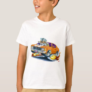 1971-72 Chevelle Orange-White Car T-Shirt