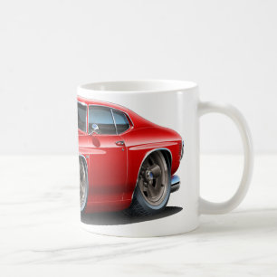 1971-72 Chevelle Red-White Car Coffee Mug