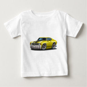 1971-72 Chevelle Yellow-Black Car Baby T-Shirt