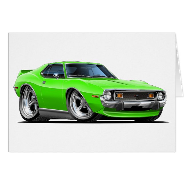 1971-72 Javelin Lime Car (Front Horizontal)