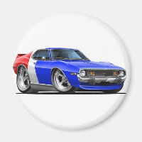 1971-72 Javelin Red White Blue Car