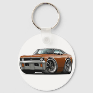 1971-72 Nova Brown-Black Top Key Ring