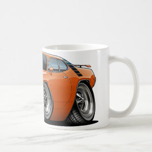 1971-72 Roadrunner Orange-Black Car Coffee Mug
