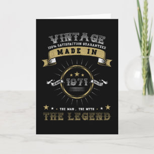 1971 Born Birthday Vintage Card