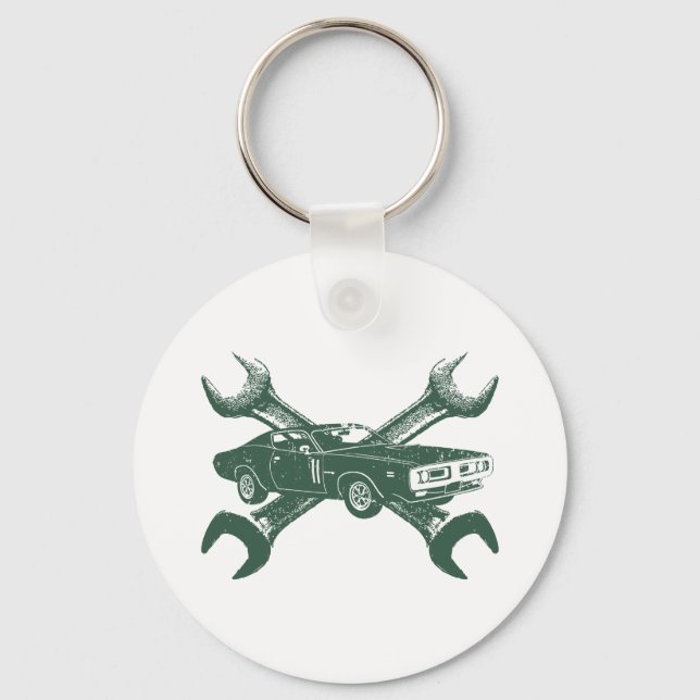 1971 Dodge 440 Charger Key Ring (Front)