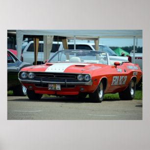 1971 Dodge Challenger Pace car Poster