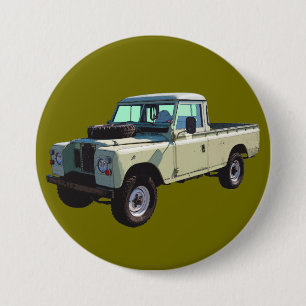 1971 Land Rover Pickup Truck 7.5 Cm Round Badge