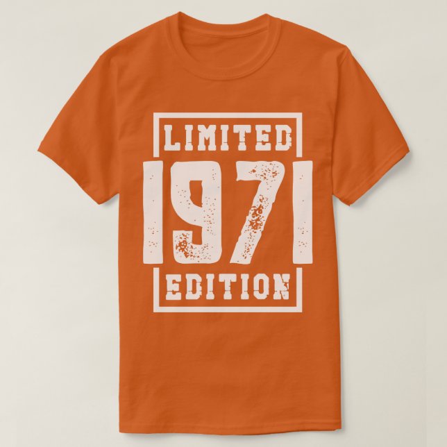 1971 Limited Edition T-Shirt (Design Front)