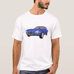 1972 Camaro Z28: Muscle Car: Blue Finish: T-Shirt