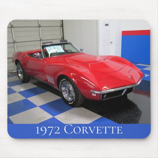 1972 Corvette Stingray Puzzle Mouse Pad (Front)