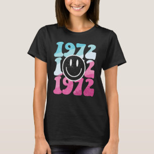1972 Custom 51st Birthday Hippie Retro Vintage Bda T-Shirt