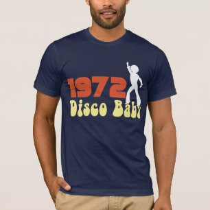 1972 DISCO Baby Graphic RETRO BIRTHDAY Tee