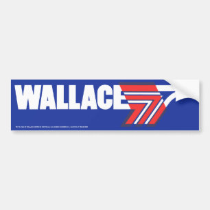 1972 George Wallace Presidential Campaign Sticker
