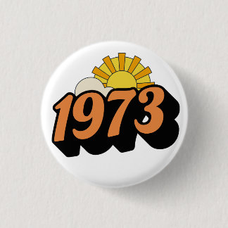 1973 3 CM ROUND BADGE