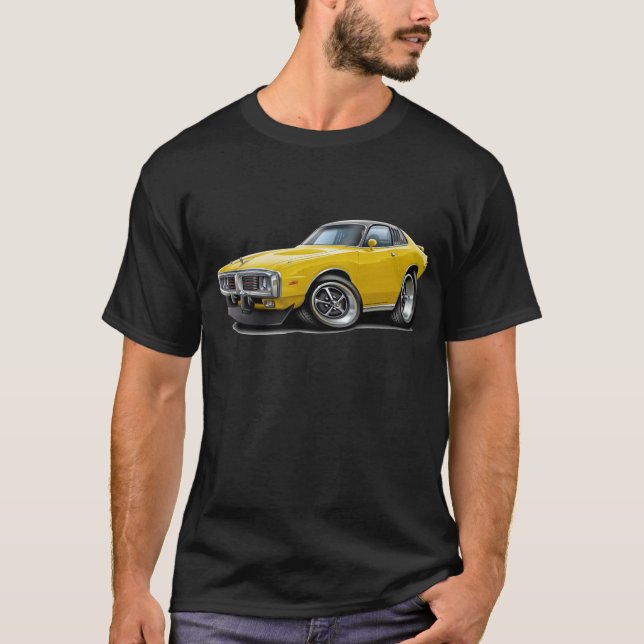 1973-74 Charger Yellow-Black Opera Top Car (Front)