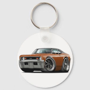 1973-74 Nova Brown-Black Top Key Ring