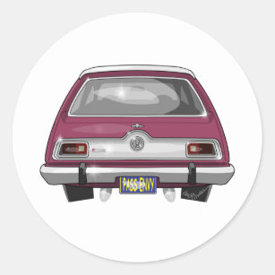 1973 AMC Gremlin Classic Round Sticker