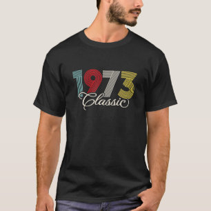1973 Classic Vintage Style 1973 Birthday Queen T-Shirt