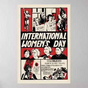 1973 Political Poster International Women's day