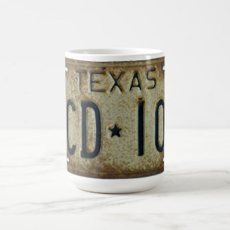 1973 Texas License Plate Mug