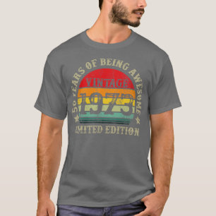 1973 Vintage Sunset Limited Edition 50th Birthday T-Shirt
