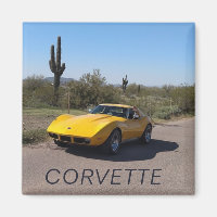 1973 Yellow Corvette Stingray C3 Classic Car