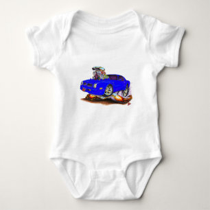1974-76 Firebird Blue Car Baby Bodysuit