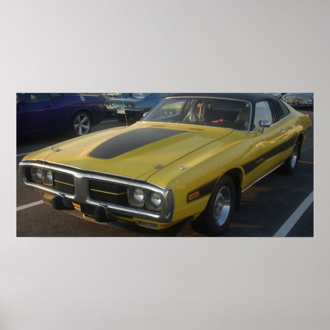 1974 Dodge Charger Hard Vinyl Top Poster (Front)