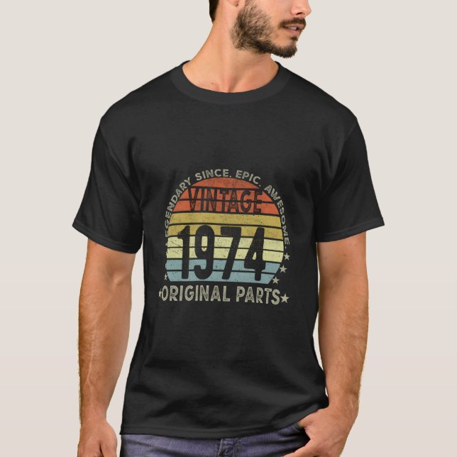 1974 Original P 49Th T-Shirt (Front)