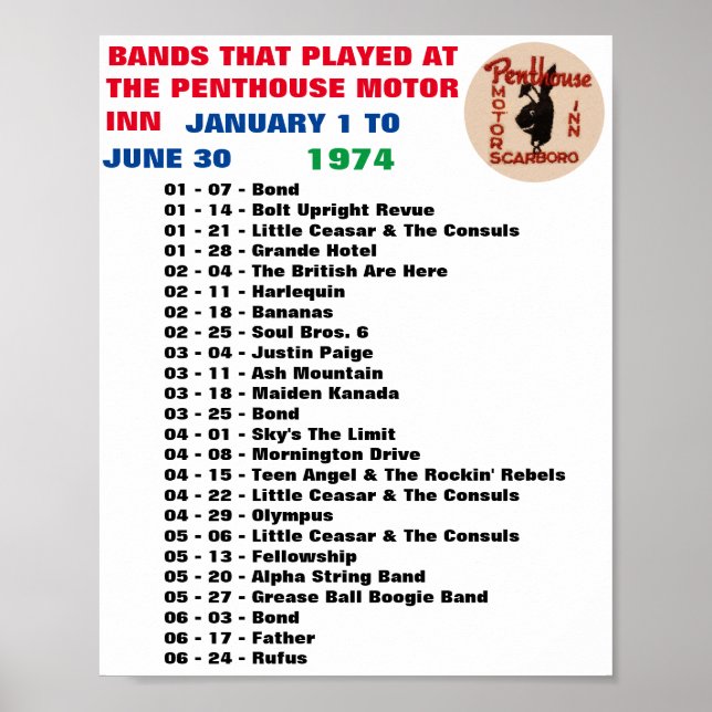 1974 - PENTHOUSE - PART 1 POSTER (Front)